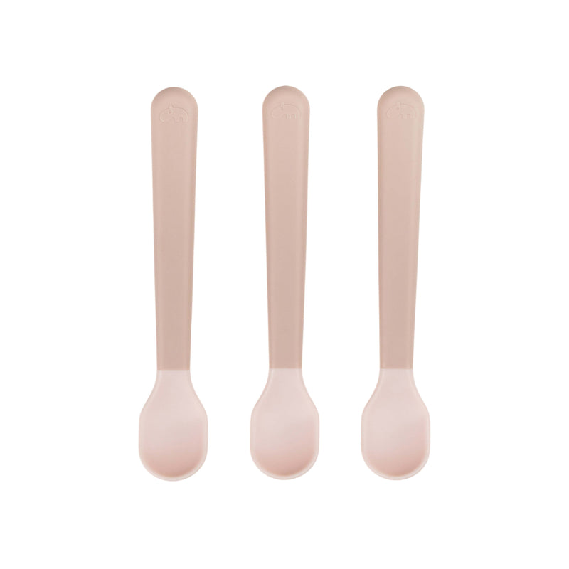 Foodie Easy-Grip Baby Spoons | Set of 3 | Powder Pink