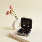 Spotted Square Jewellery Box | Monochrome