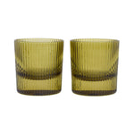 The Scout Lowball Glasses | Olive | Set of 2