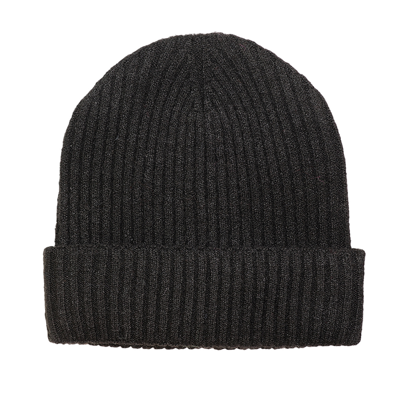 Men's Rib Knit Beanie | Black