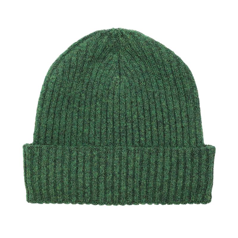 Men's Rib Knit Beanie | Forest Green