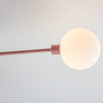 3 Shade Flush Ceiling Light | Pink