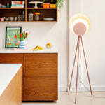 Diffuser Tripod Floor Lamp | Pink