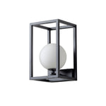 Outdoor Lantern Wall Light | Charcoal Grey