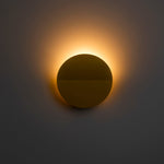 Round Diffuser Wall Light | Yellow