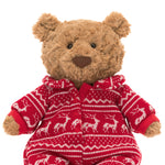 Bartholomew Bear Winter Pyjamas Soft Toy