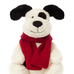 Bashful Winter Puppy Soft Toy