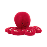 Cranberry Octopus Soft Toy | Little