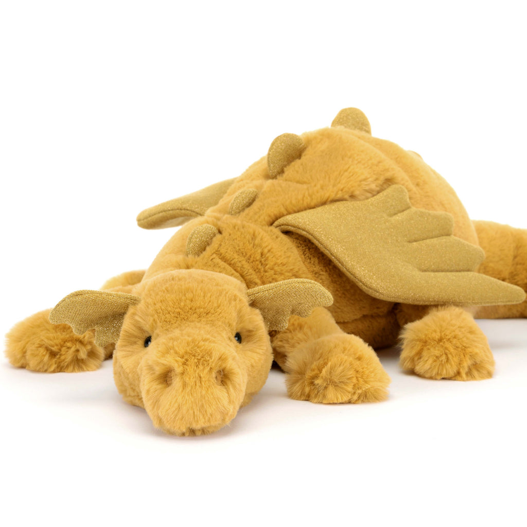 Jellycat Golden Dragon Soft Toy - Large | About Living