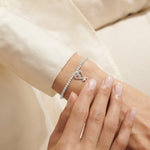 A Little 'Beautiful Wife' Bracelet | Silver Plated