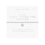 A Little 'Can't Thank You Enough' Bracelet | Silver Plated