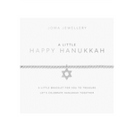 A Little 'Happy Hanukkah' Bracelet | Silver Plated