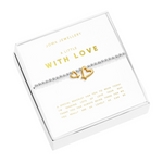 Boxed A Little 'With Love' Bracelet | Silver & Gold Plated