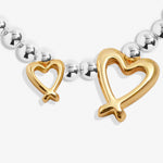 Boxed A Little 'With Love' Bracelet | Silver & Gold Plated