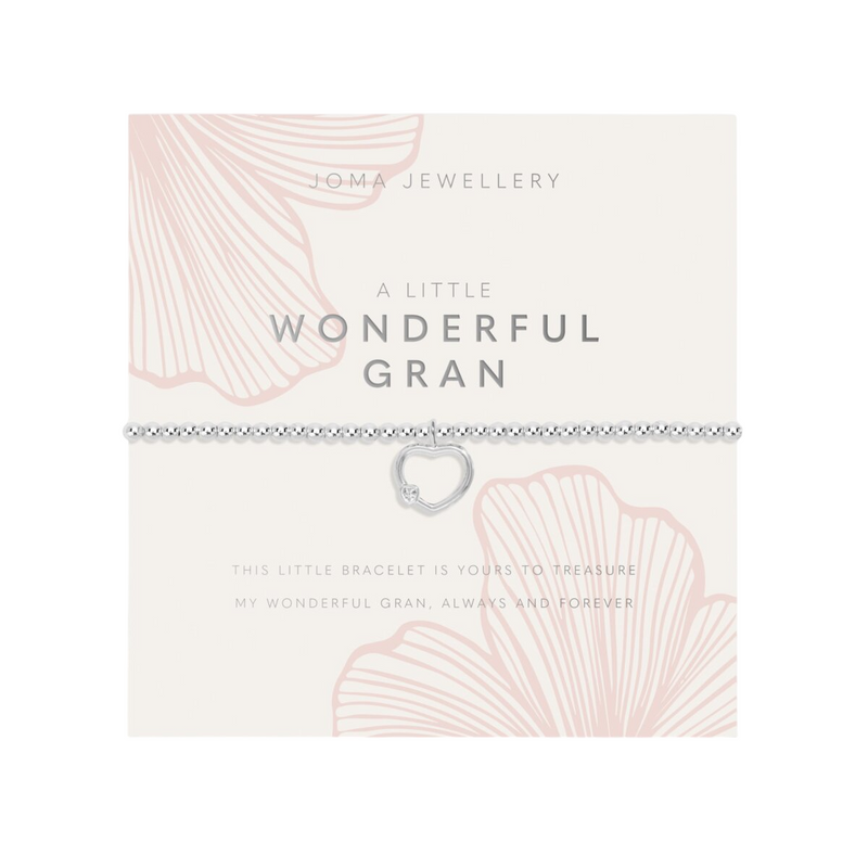 A Little 'Wonderful Gran' Bracelet | Silver Plated