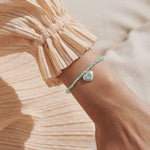 Birthstone A Little 'August' Aventurine Bracelet | Silver Plated