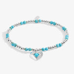 Birthstone A Little 'December' Turquoise Bracelet | Silver Plated