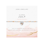 Birthstone A Little 'July' Sunstone Bracelet | Silver Plated