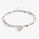 Birthstone A Little 'July' Sunstone Bracelet | Silver Plated