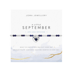 Birthstone A Little 'September' Lapis Lazuli Bracelet | Silver Plated