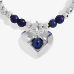 Birthstone A Little 'September' Lapis Lazuli Bracelet | Silver Plated