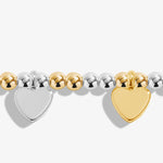 Bracelet Bar Heart Charms Bracelet | Silver & Gold Plated