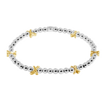 Bracelet Bar Kisses Bracelet | Silver & Gold Plated