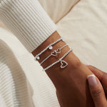 Celebrate You 'Happy Birthday' Bracelets | Silver Plated | Set of 3