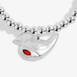 Children's Christmas A Little 'Christmas Robin' Bracelet | Silver Plated