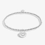 Children's Christmas A Little 'Happy Christmas Wonderful Daughter' Bracelet | Silver Plated