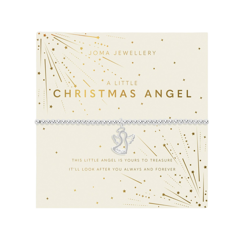 Christmas A Little 'Christmas Angel' Bracelet | Silver Plated