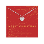 Christmas A Little 'Merry Christmas' Necklace | Silver Plated