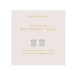 Forever Yours 'Just For You Birthday Girl' Earrings | Silver Plated