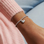 From The Heart 'With Love' Bracelet | Silver Plated