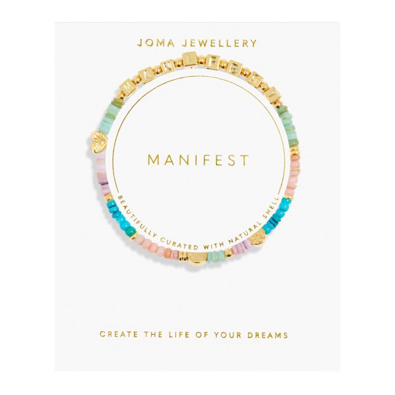 Happy Little Moments 'Manifest' Bracelet | Gold Plated