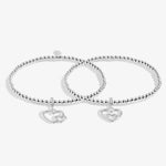 Infinity 'Darling Daughter' Linked Bracelets | Silver Plated