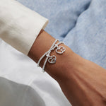 Infinity 'Darling Daughter' Linked Bracelets | Silver Plated