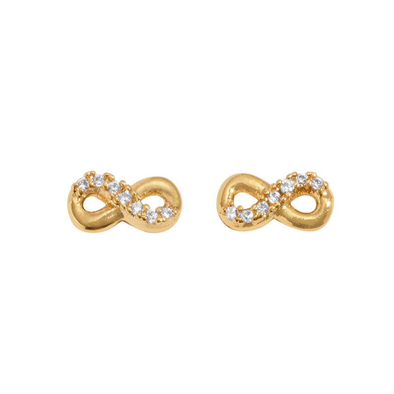 Lumia Infinity Earrings | Gold Plated