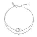 Lumia Linked Circles Bracelet | Silver Plated