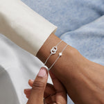 Lumia Linked Circles Bracelet | Silver Plated