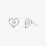 Mother's Day From The Heart 'Happy Mother's Day' Earrings | Silver Plated