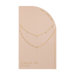 Stacks of Style Necklace | Gold Plated