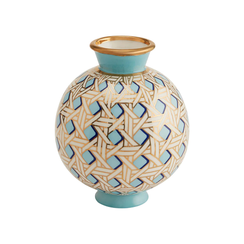 Basketweave Round Vase | 23cm