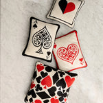 Dealer's Choice 'Ace of Hearts' Needlepoint Cushion | 30x40cm