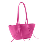 Celina Tote Bag | Magenta Suedette | Small