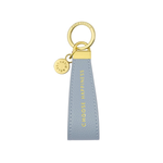 'Choose Happiness' Sentiment Loop Keyring | Dusty Blue