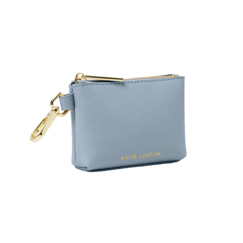 Evie Clip On Coin Purse | Dusty Blue