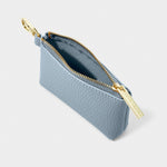 Evie Clip On Coin Purse | Dusty Blue