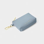 Evie Clip On Coin Purse | Dusty Blue