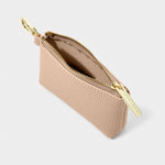 Evie Clip On Coin Purse | Nude Pink